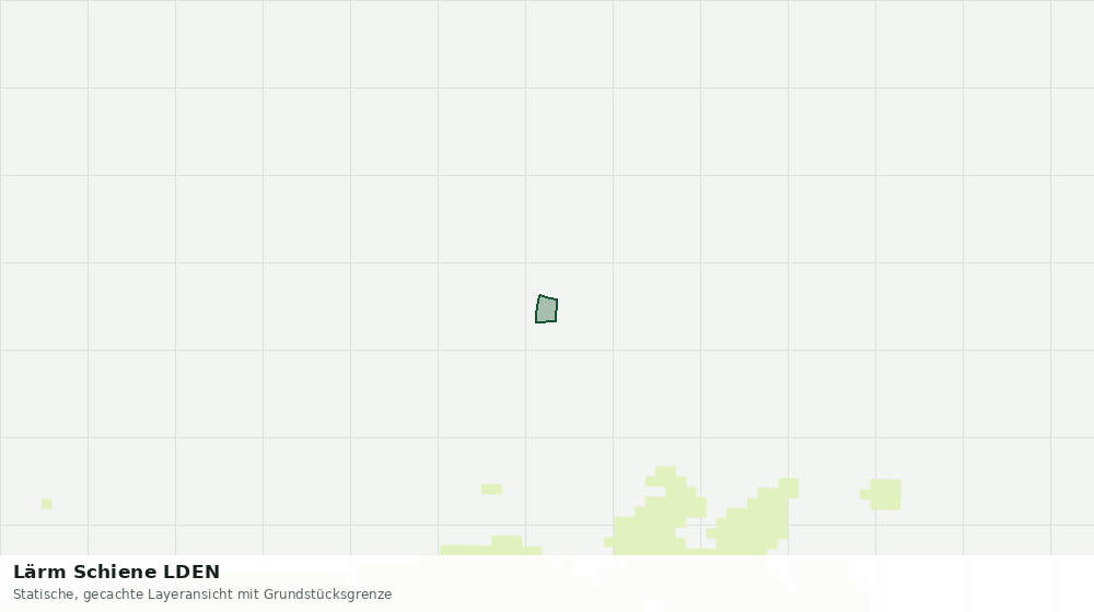 Statische Kartenansicht: Lärm Schiene LDEN