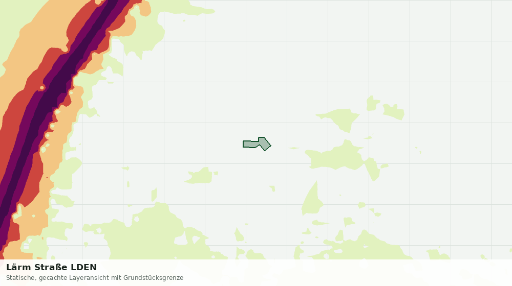 Statische Kartenansicht: Lärm Straße LDEN
