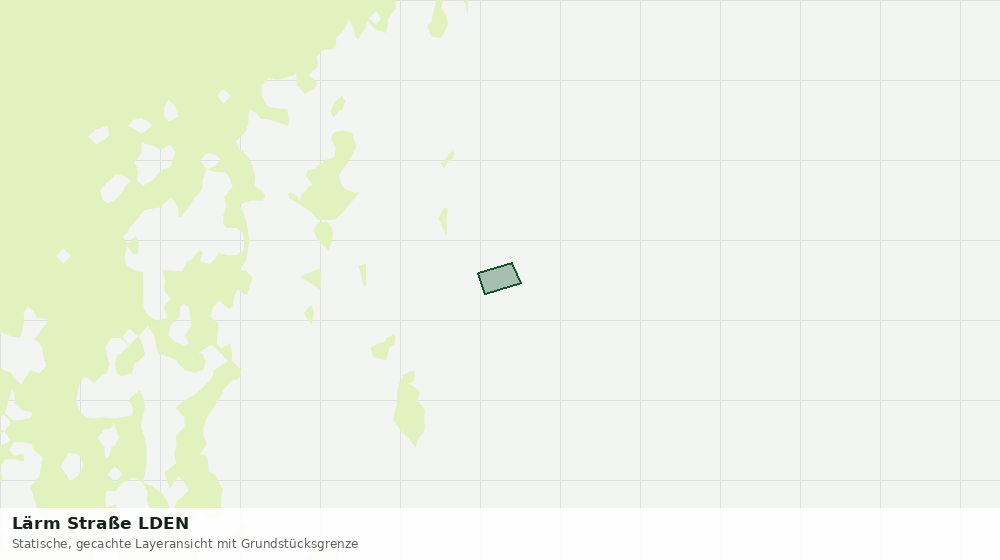 Statische Kartenansicht: Lärm Straße LDEN