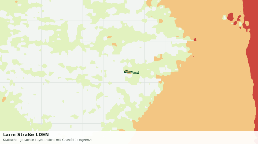 Statische Kartenansicht: Lärm Straße LDEN