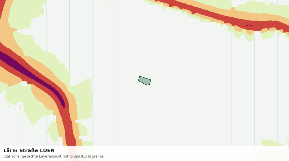 Statische Kartenansicht: Lärm Straße LDEN