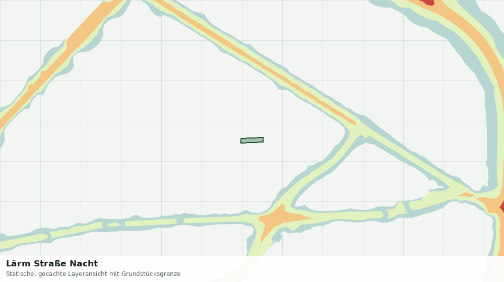 Statische Kartenansicht: Lärm Straße Nacht