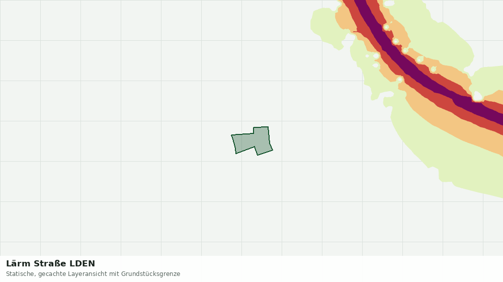 Statische Kartenansicht: Lärm Straße LDEN
