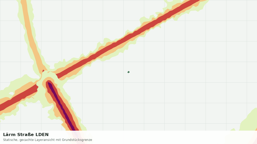 Statische Kartenansicht: Lärm Straße LDEN