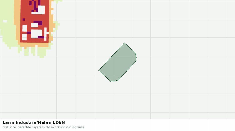 Statische Kartenansicht: Lärm Industrie/Häfen LDEN