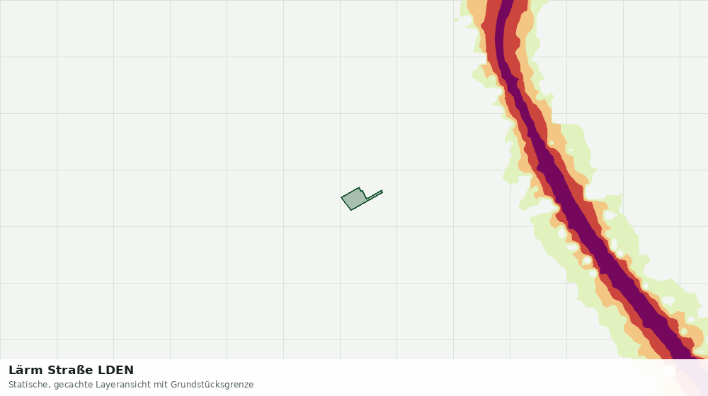 Statische Kartenansicht: Lärm Straße LDEN