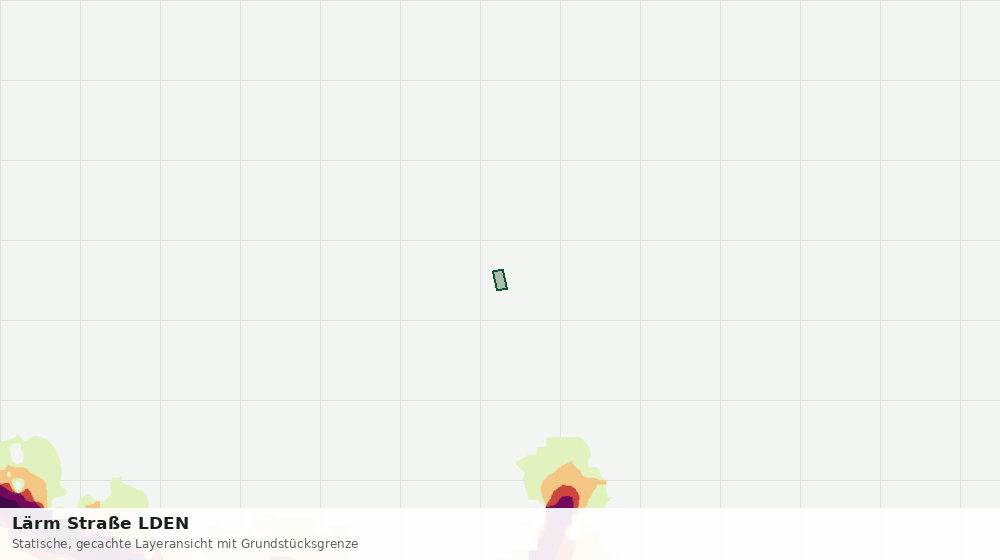 Statische Kartenansicht: Lärm Straße LDEN