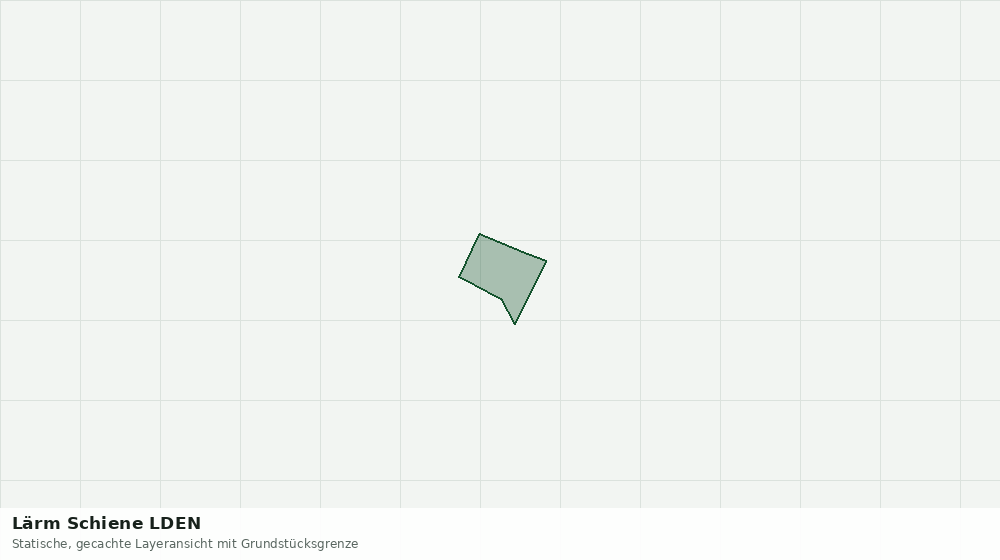 Statische Kartenansicht: Lärm Schiene LDEN