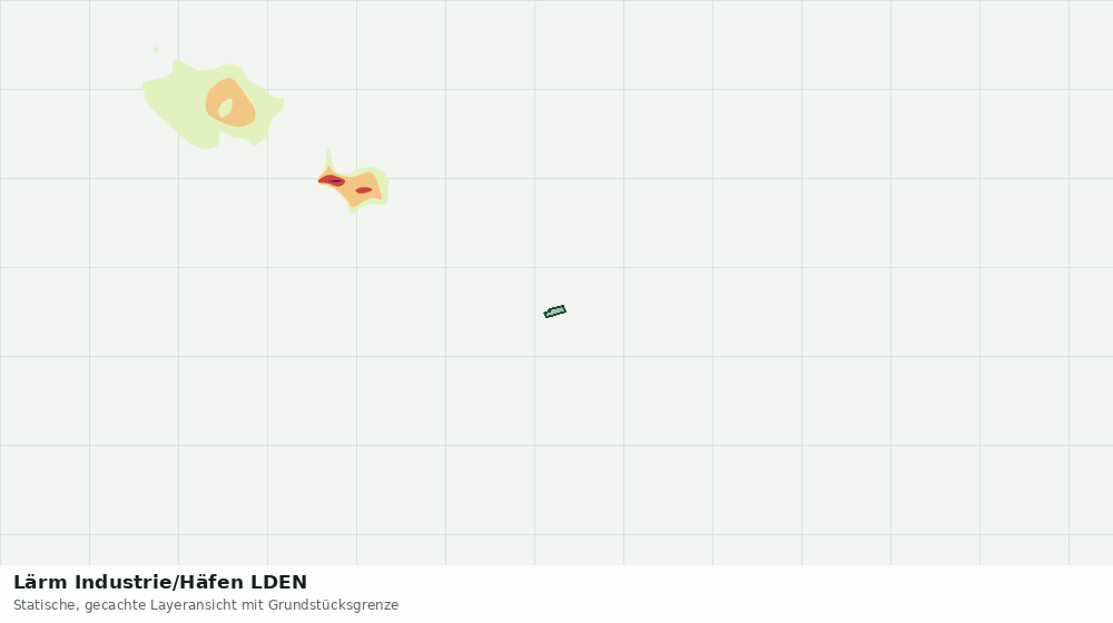 Statische Kartenansicht: Lärm Industrie/Häfen LDEN