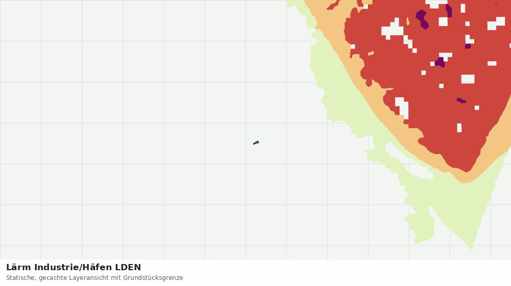 Statische Kartenansicht: Lärm Industrie/Häfen LDEN