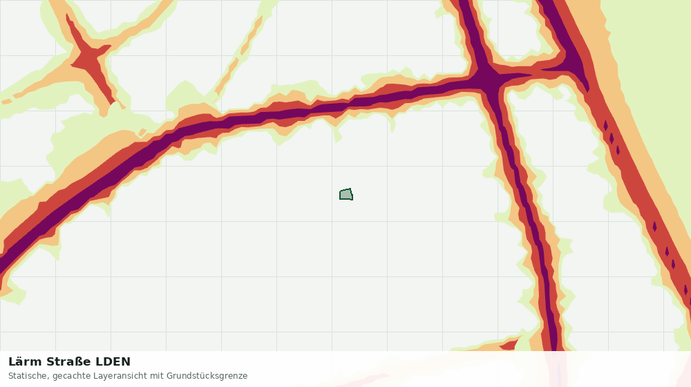 Statische Kartenansicht: Lärm Straße LDEN