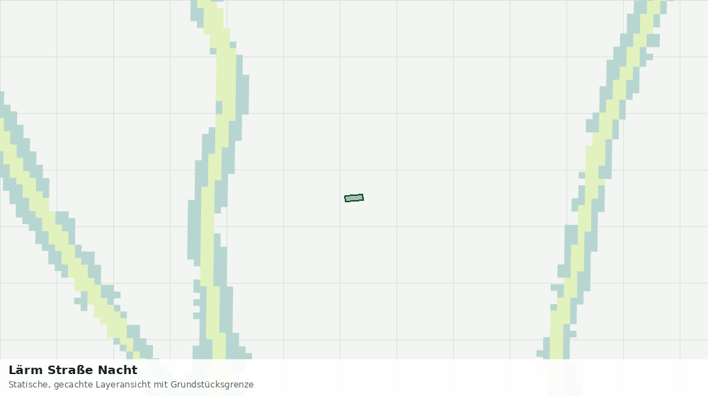 Statische Kartenansicht: Lärm Straße Nacht