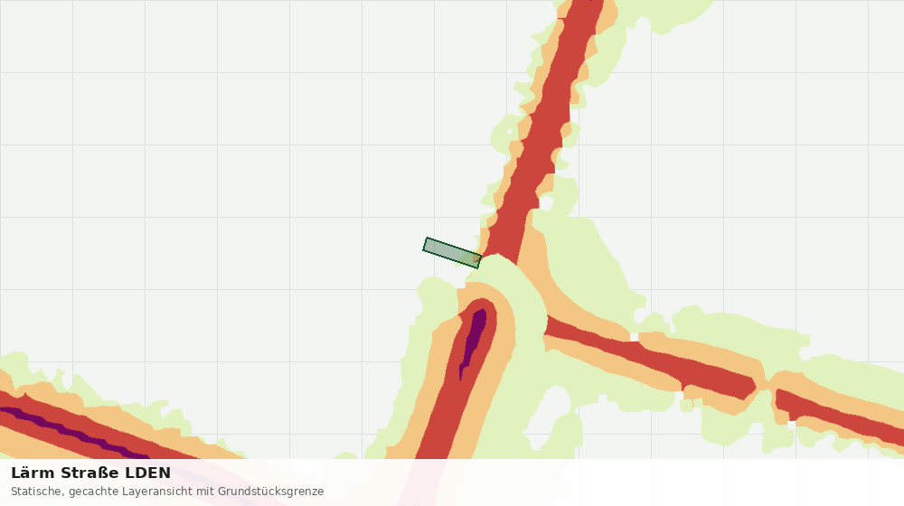 Statische Kartenansicht: Lärm Straße LDEN