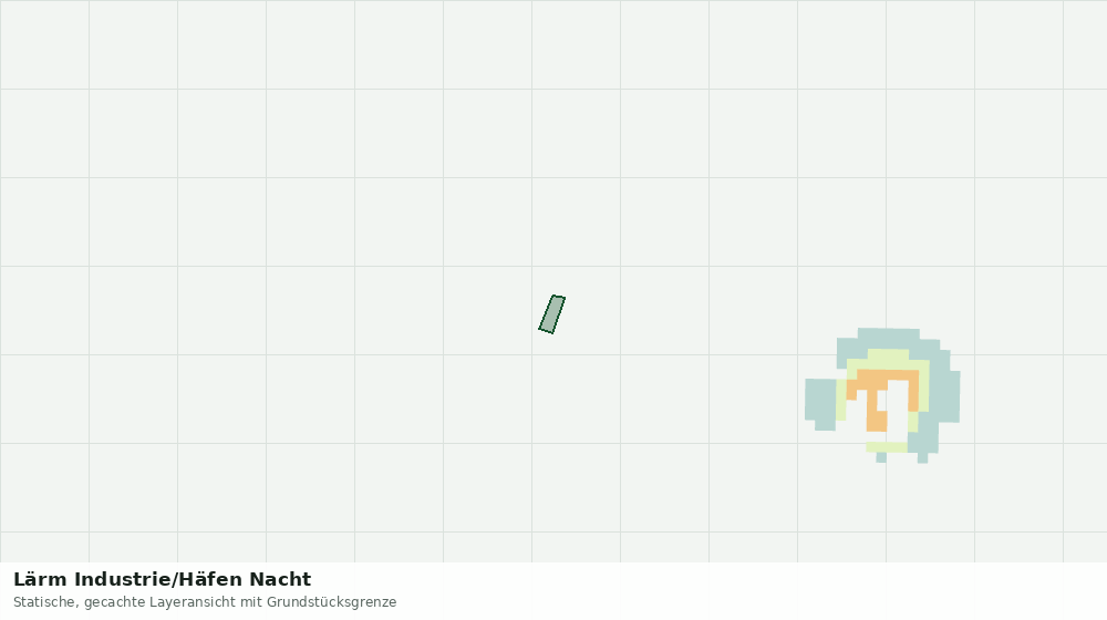 Statische Kartenansicht: Lärm Industrie/Häfen Nacht