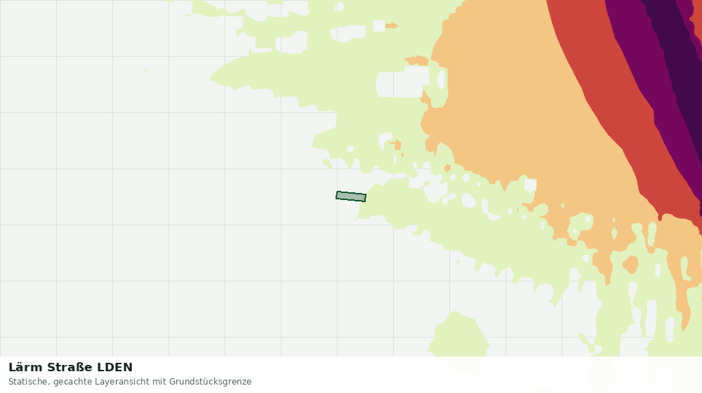 Statische Kartenansicht: Lärm Straße LDEN