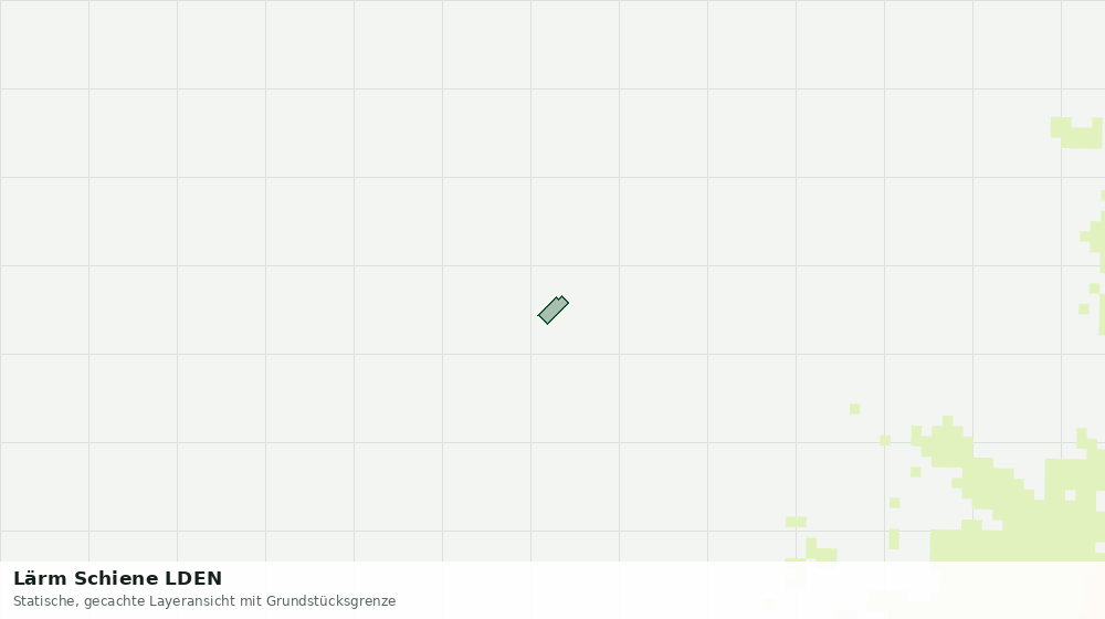 Statische Kartenansicht: Lärm Schiene LDEN