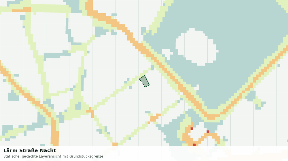 Statische Kartenansicht: Lärm Straße Nacht