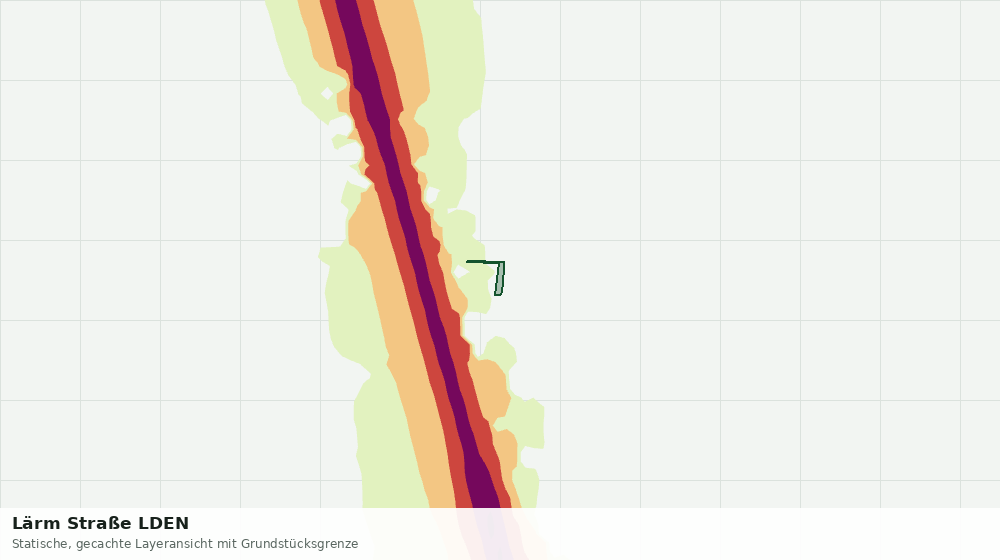 Statische Kartenansicht: Lärm Straße LDEN