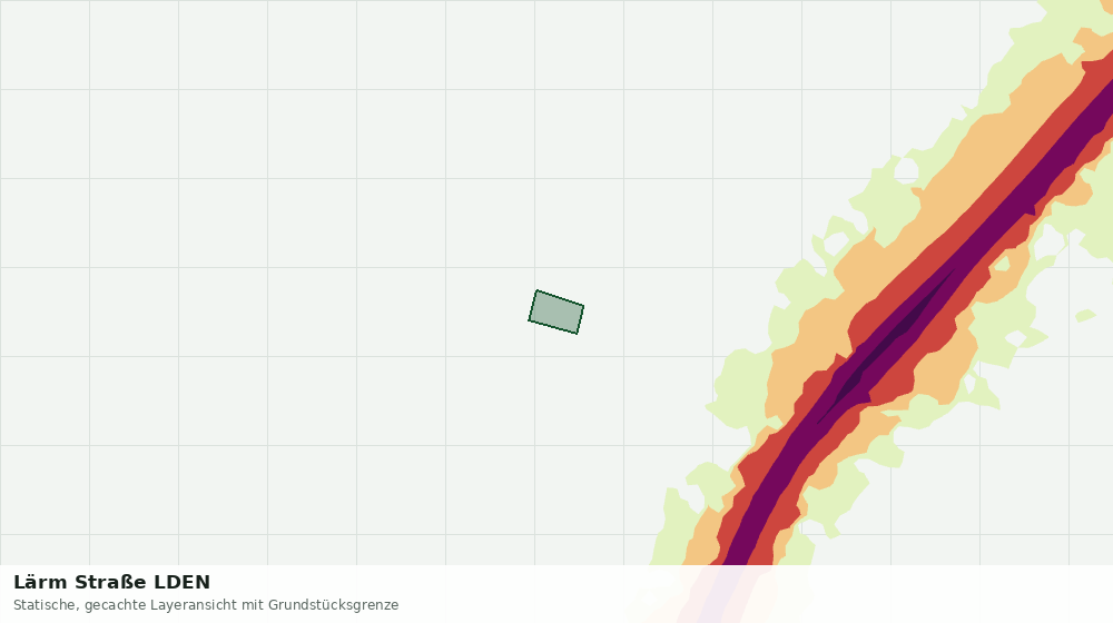 Statische Kartenansicht: Lärm Straße LDEN