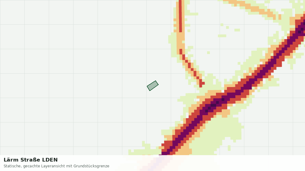 Statische Kartenansicht: Lärm Straße LDEN