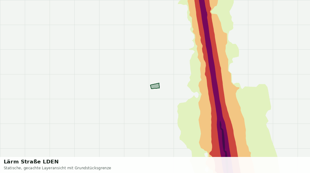 Statische Kartenansicht: Lärm Straße LDEN