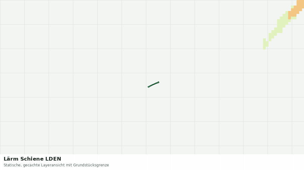 Statische Kartenansicht: Lärm Schiene LDEN