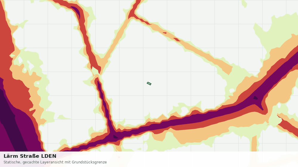Statische Kartenansicht: Lärm Straße LDEN
