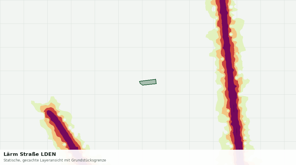 Statische Kartenansicht: Lärm Straße LDEN