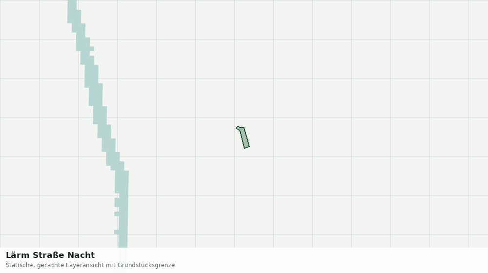 Statische Kartenansicht: Lärm Straße Nacht