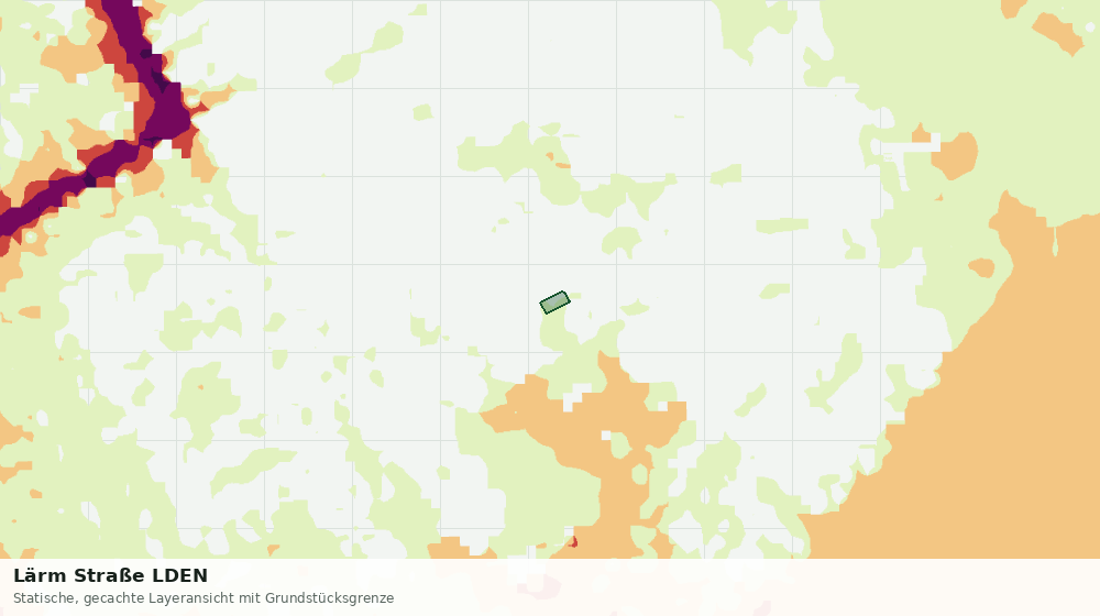 Statische Kartenansicht: Lärm Straße LDEN