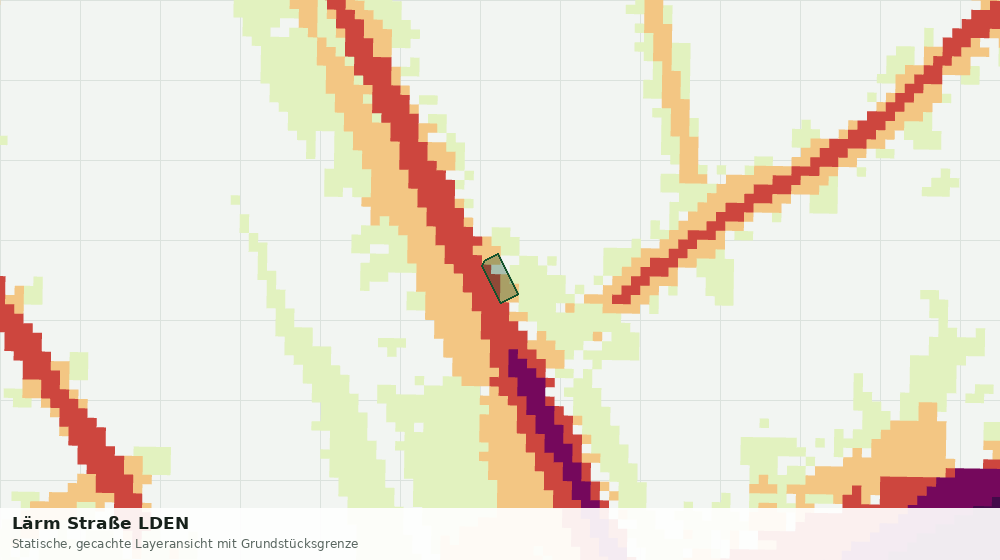Statische Kartenansicht: Lärm Straße LDEN