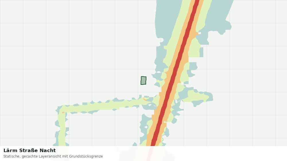 Statische Kartenansicht: Lärm Straße Nacht