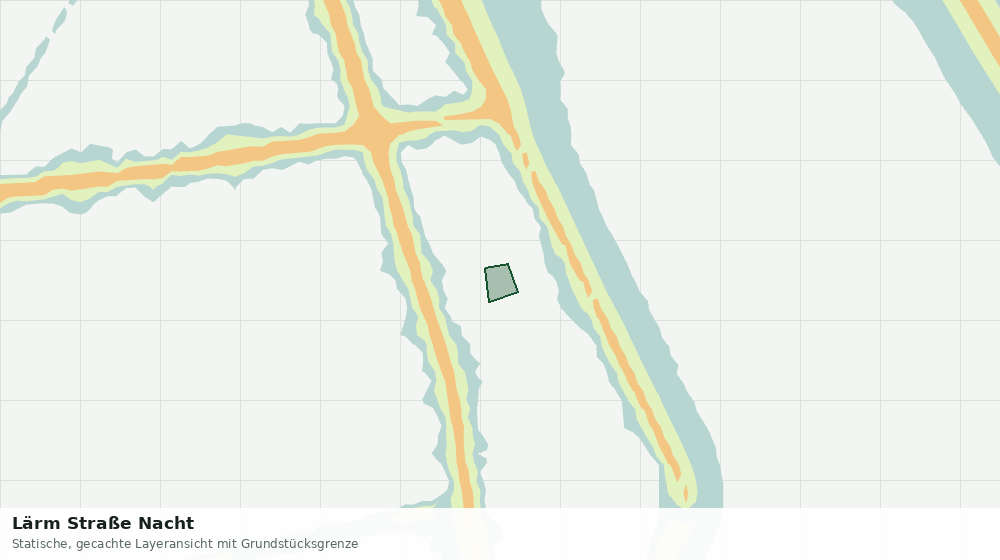 Statische Kartenansicht: Lärm Straße Nacht