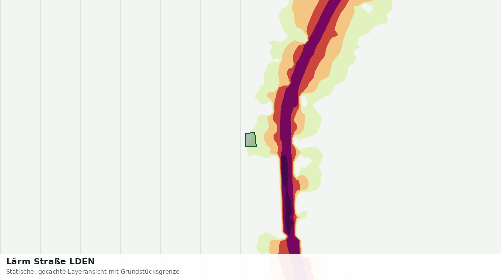 Statische Kartenansicht: Lärm Straße LDEN