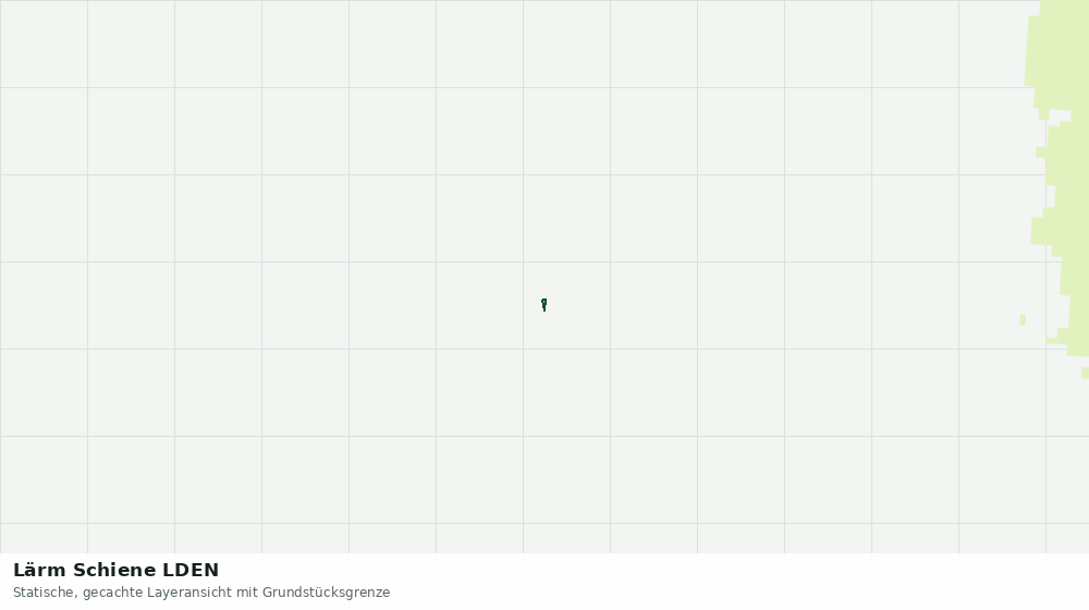 Statische Kartenansicht: Lärm Schiene LDEN