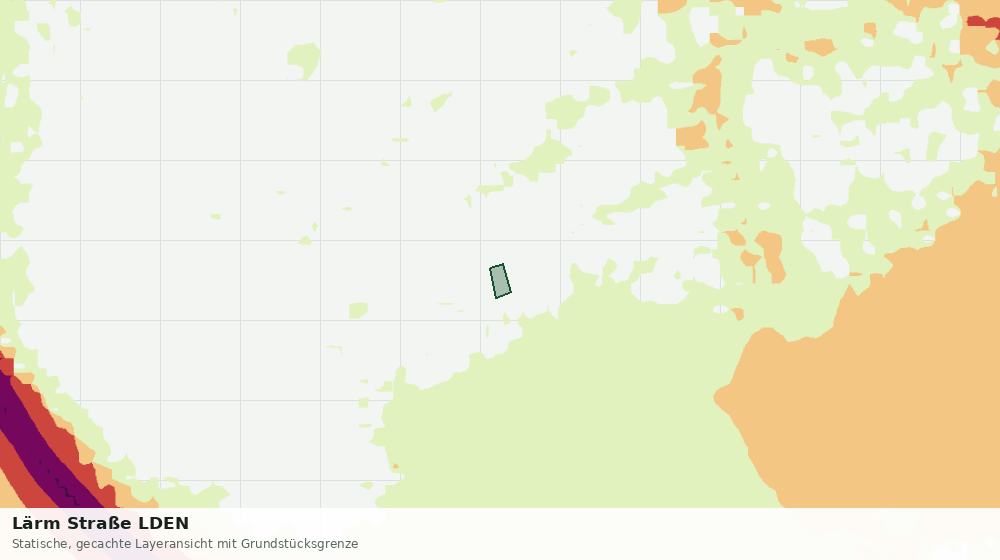 Statische Kartenansicht: Lärm Straße LDEN