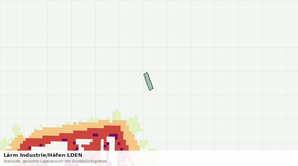 Statische Kartenansicht: Lärm Industrie/Häfen LDEN