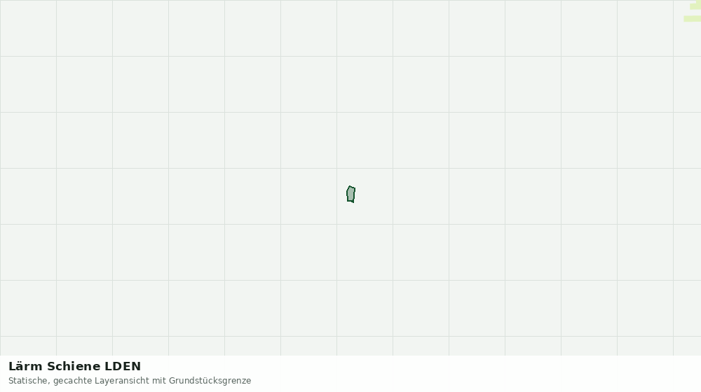Statische Kartenansicht: Lärm Schiene LDEN