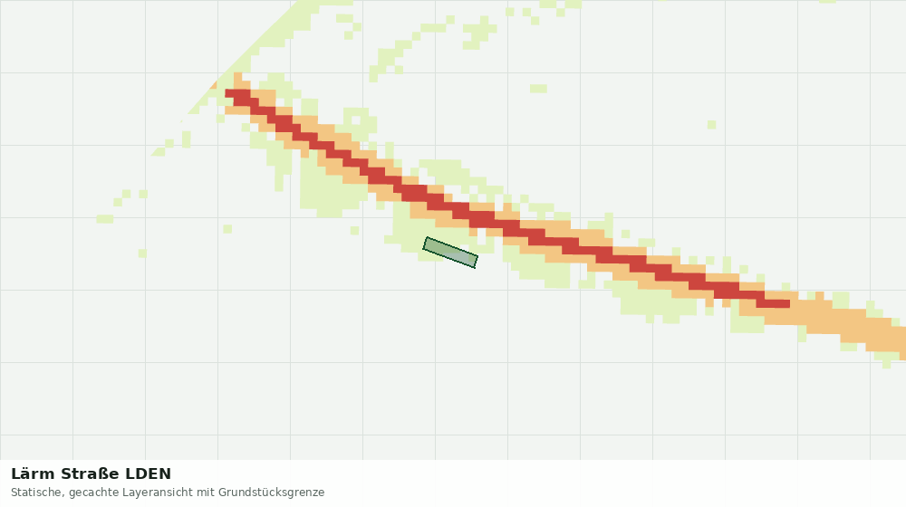 Statische Kartenansicht: Lärm Straße LDEN