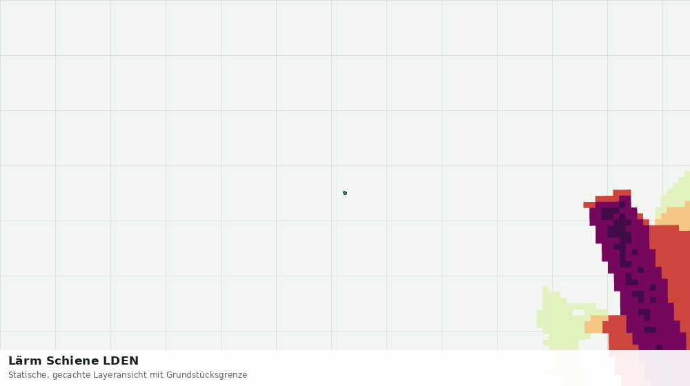 Statische Kartenansicht: Lärm Schiene LDEN