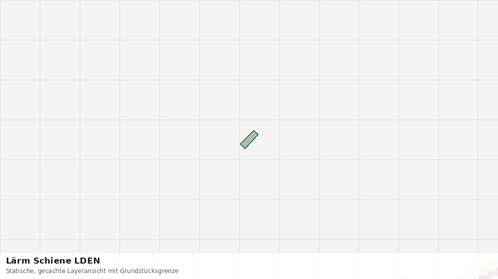 Statische Kartenansicht: Lärm Schiene LDEN