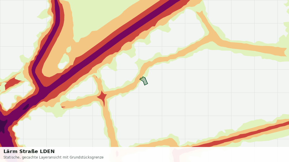 Statische Kartenansicht: Lärm Straße LDEN