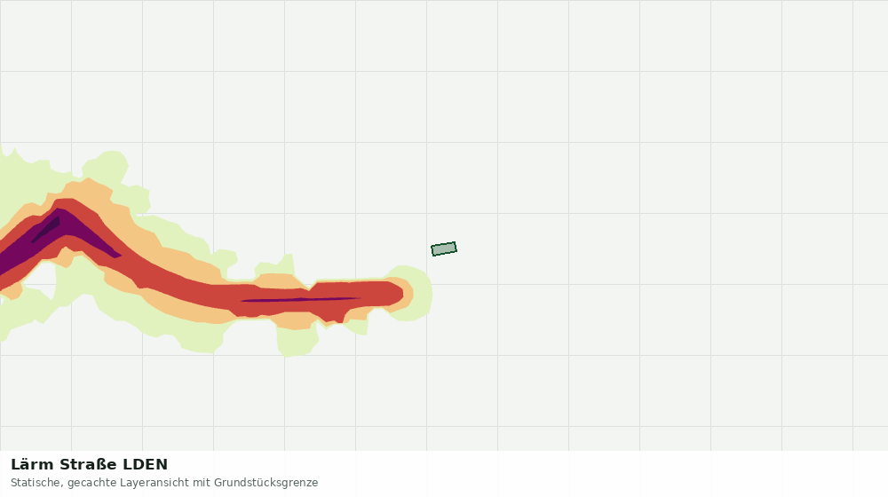 Statische Kartenansicht: Lärm Straße LDEN
