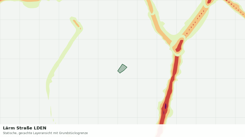 Statische Kartenansicht: Lärm Straße LDEN