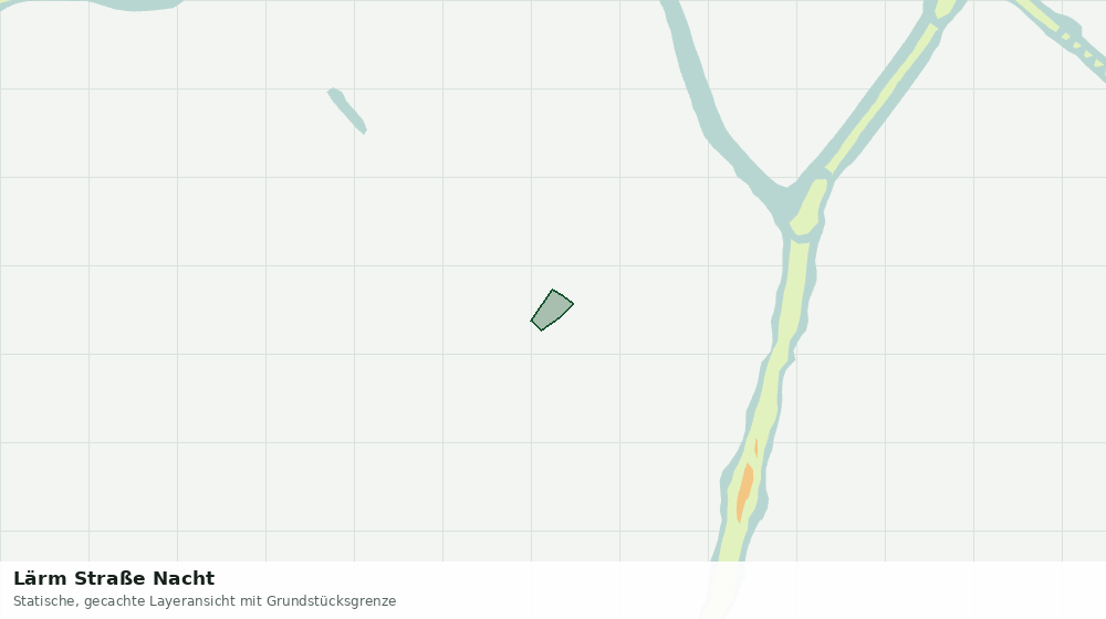 Statische Kartenansicht: Lärm Straße Nacht