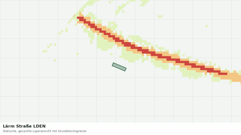 Statische Kartenansicht: Lärm Straße LDEN