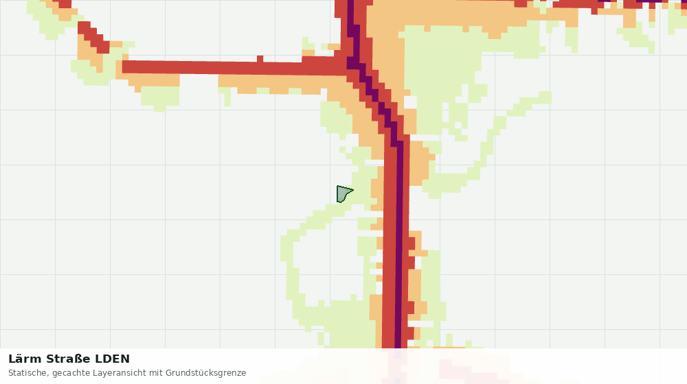 Statische Kartenansicht: Lärm Straße LDEN