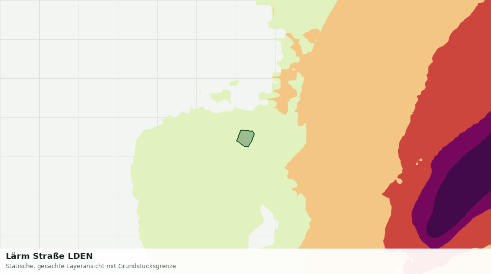 Statische Kartenansicht: Lärm Straße LDEN