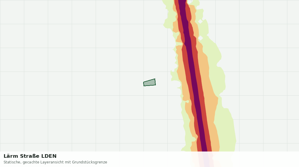 Statische Kartenansicht: Lärm Straße LDEN
