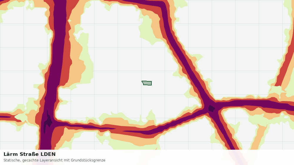 Statische Kartenansicht: Lärm Straße LDEN